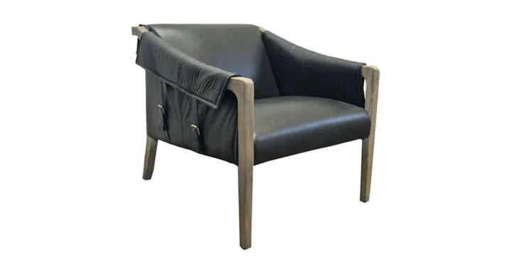 Medora Leather Chair - Accent Chair - - Greathouse