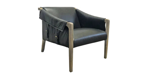 Medora Leather Chair - Accent Chair - - Greathouse