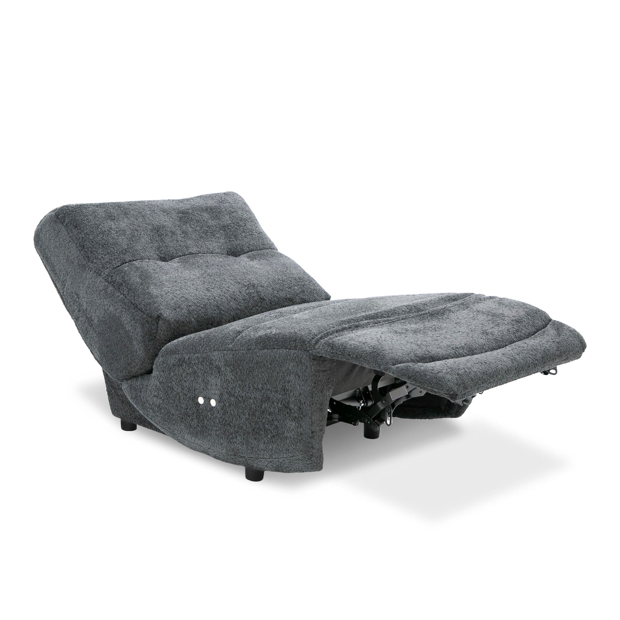 Modern Modular Dark Gray Recliner