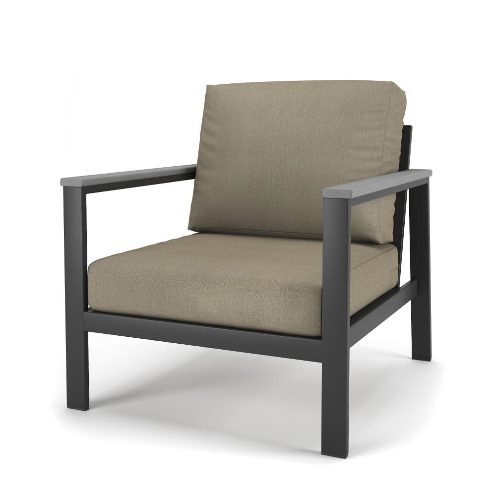 Landon Club Chair Set of 2 - Aluminum - - Greathouse