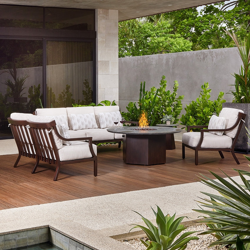 Nicoya 3 Pce Sofa Set - Outdoor Aluminum - - Greathouse