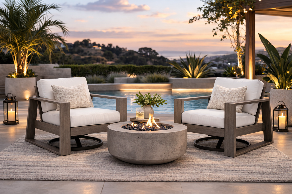 Novara Swivel Club Chair - 2 Finishes