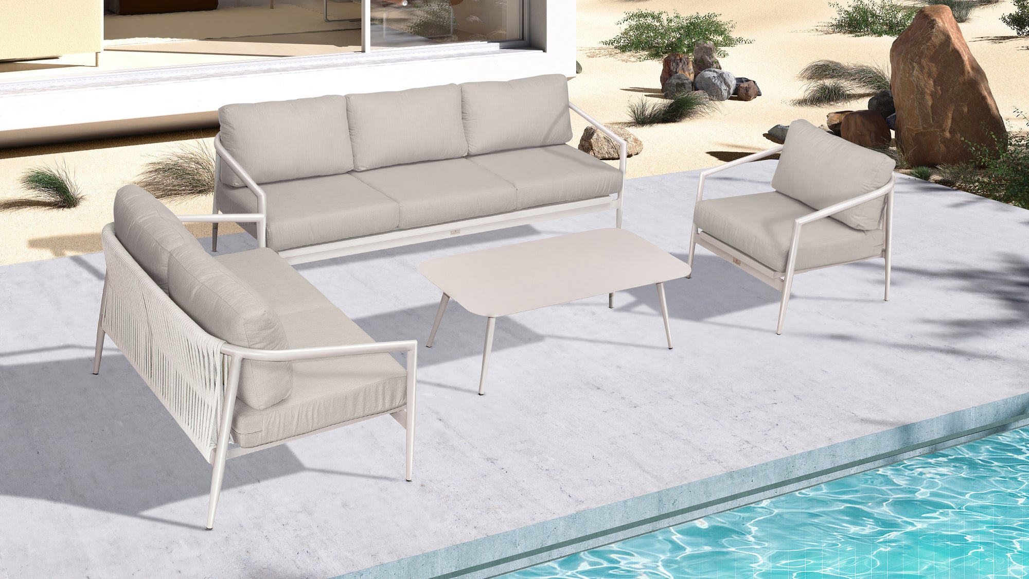 Olio 3 Pce Outdoor Set