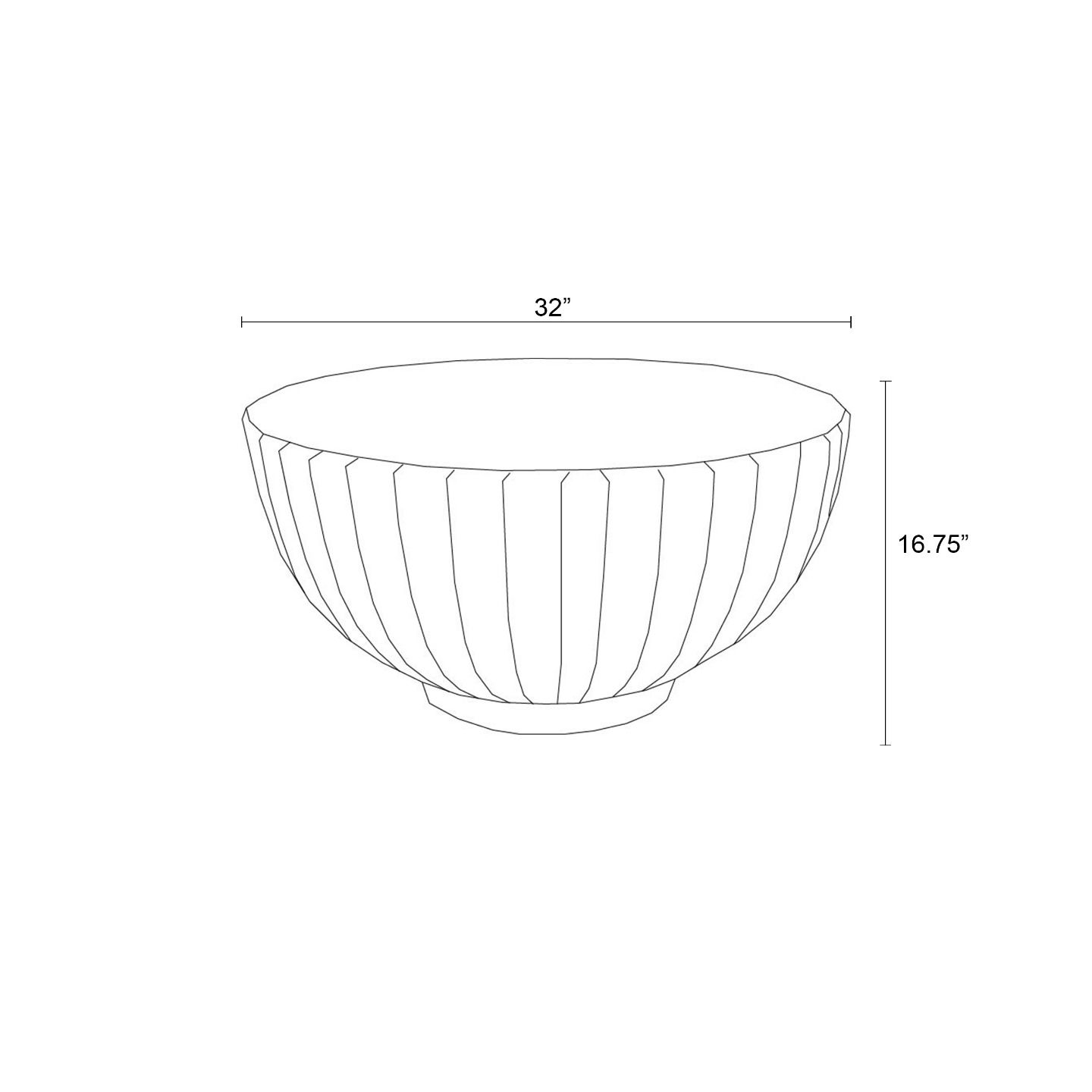Onyx 32" Round Coffee Table - SAVE 40%
