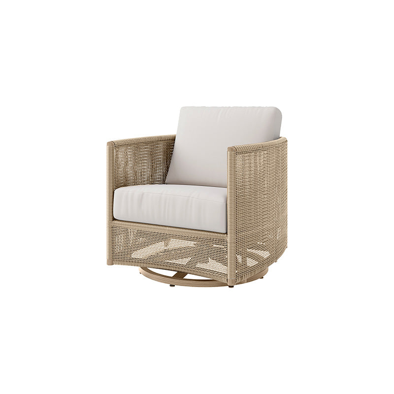 Orleans Swivel Club Chair - wicker - - Greathouse