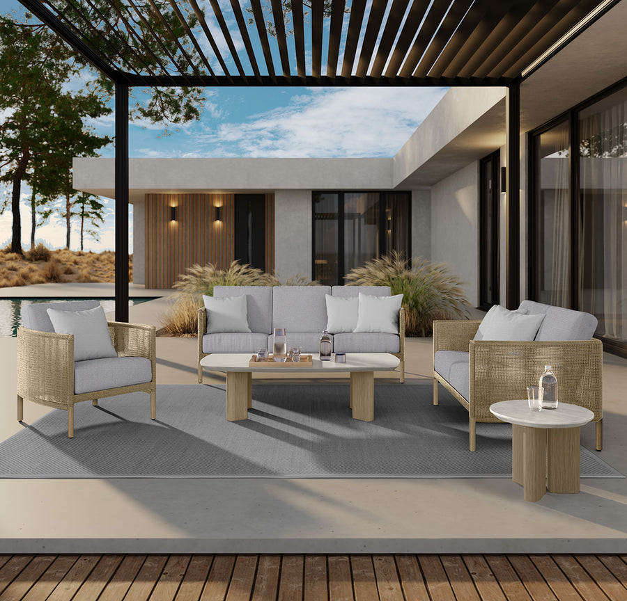 Orleans 3 Pce Outdoor Seating Seat