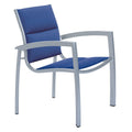 South Beach Padded Sling Dining Chair - Outdoor Aluminum - - Greathouse