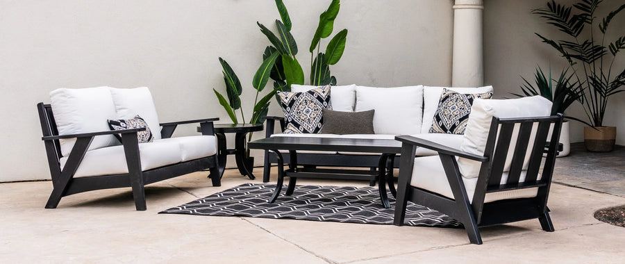 Patriot 3 Pce Outdoor Set Black