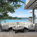 Palermo Curve Sofa - build your set - wicker - - Greathouse