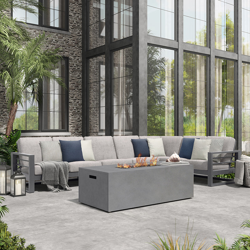 Palermo 3 Piece Sectional - wicker - - Greathouse