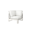 Palermo 3 Piece Sectional - White