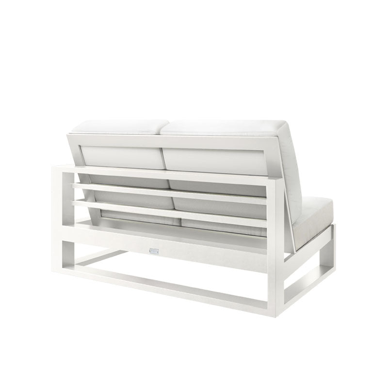 Palermo 3 Piece Sectional - White