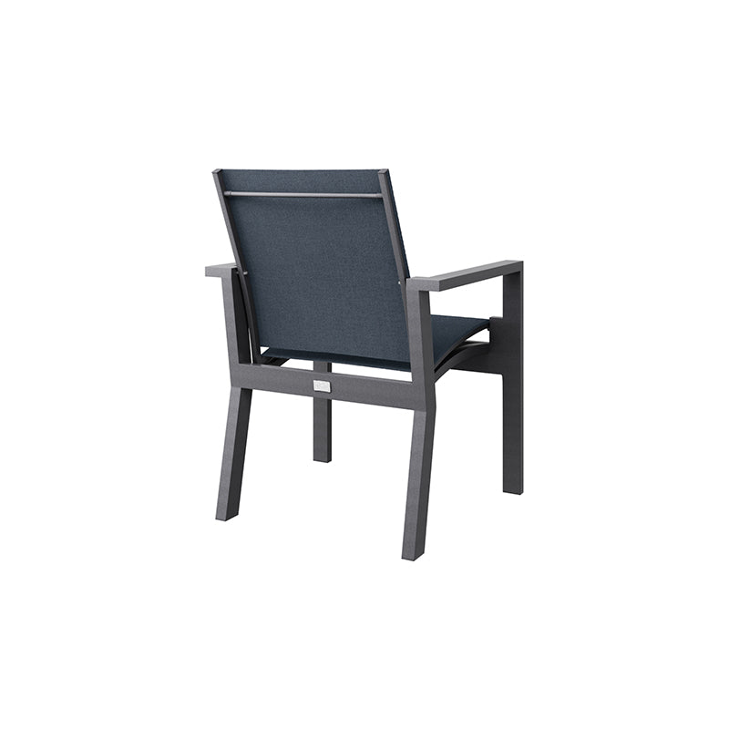 Palermo 7 Pce Dining Set - Graphite