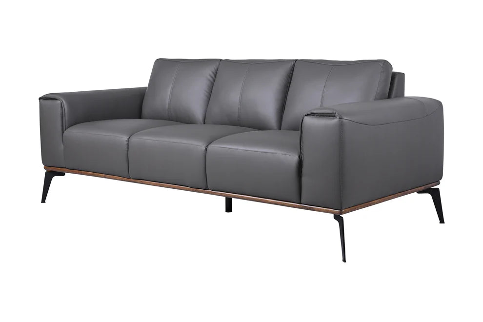 SAVE 20% - Pietro Leather Sofa - Leather Sofa - - Greathouse