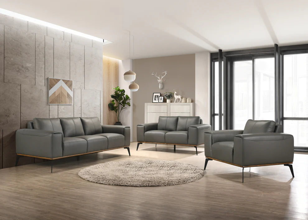 SAVE 20% - Pietro Leather Sofa - Leather Sofa - - Greathouse