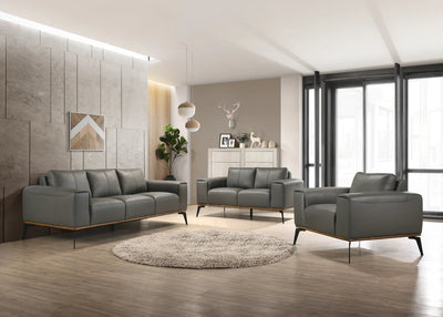 SAVE 20% - Pietro Leather Love Seat