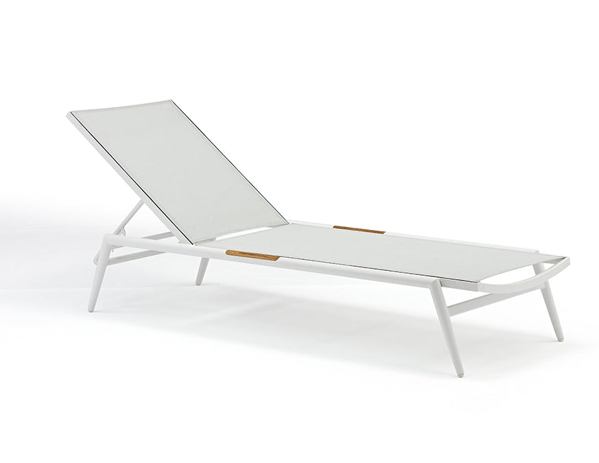 Polo Chaise Lounge - Set of 2 White