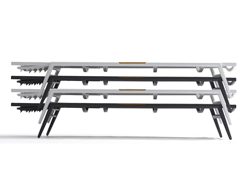 Polo Chaise Lounge - Set of 2 Anthracite