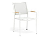 Polo Dining Arm Chair - White