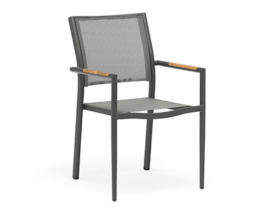 Polo Dining Arm Chair - Gray