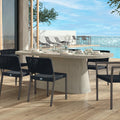 Orleans 7 Pce Dining Set - Aluminum - - Greathouse