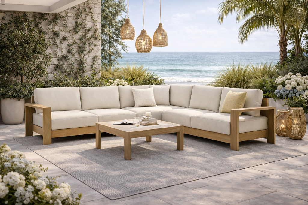 SKY 3 Pce Sectional - SAVE 30% - Aluminum - - Greathouse