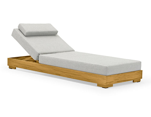 Sky Chaise Lounge - Anthracite - Outdoor Aluminum - - Greathouse