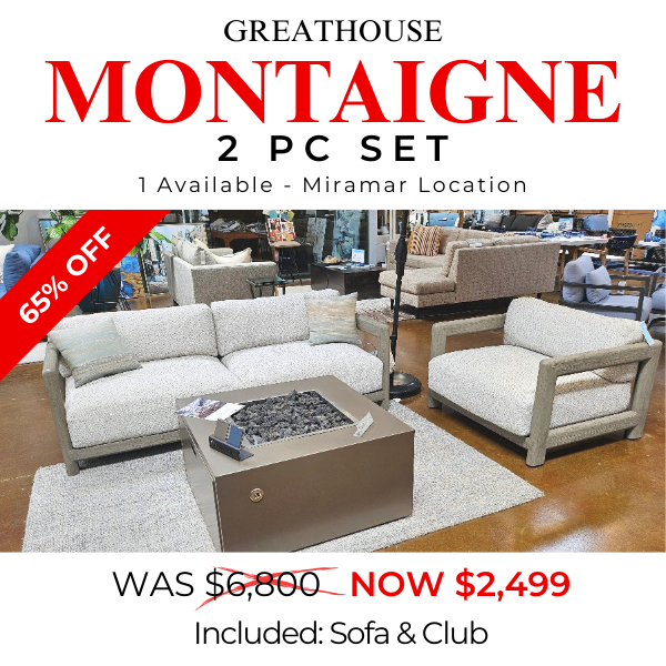 Montaigne 2 Pce Sofa Set - SAVE 62%