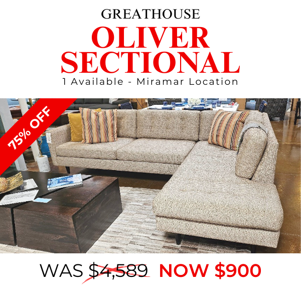 Oliver Sectional - SAVE 80%