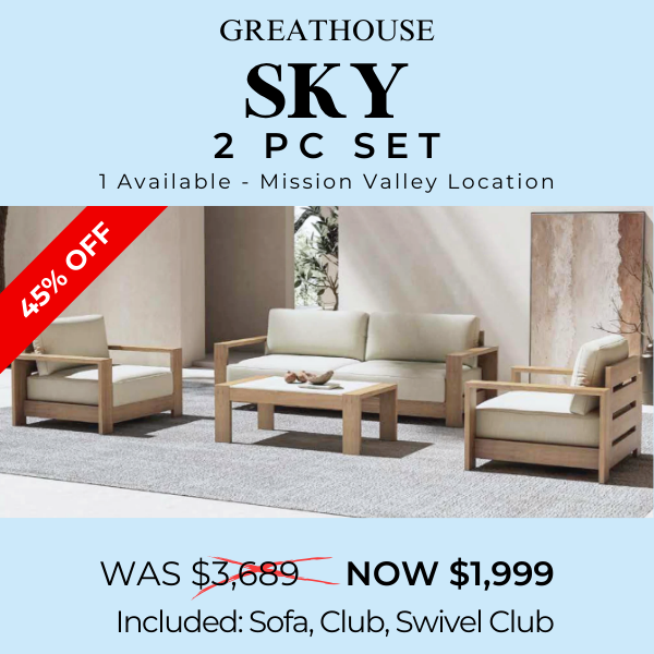 SKY 2 Pce Set - Save 40%