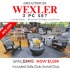 Wexler 3 Piece Set - SAVE 53%