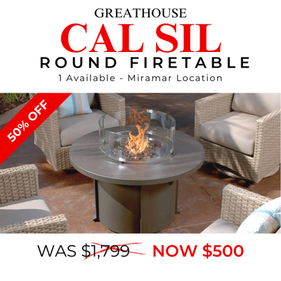Cal Sil 42" Round Firetable - $500