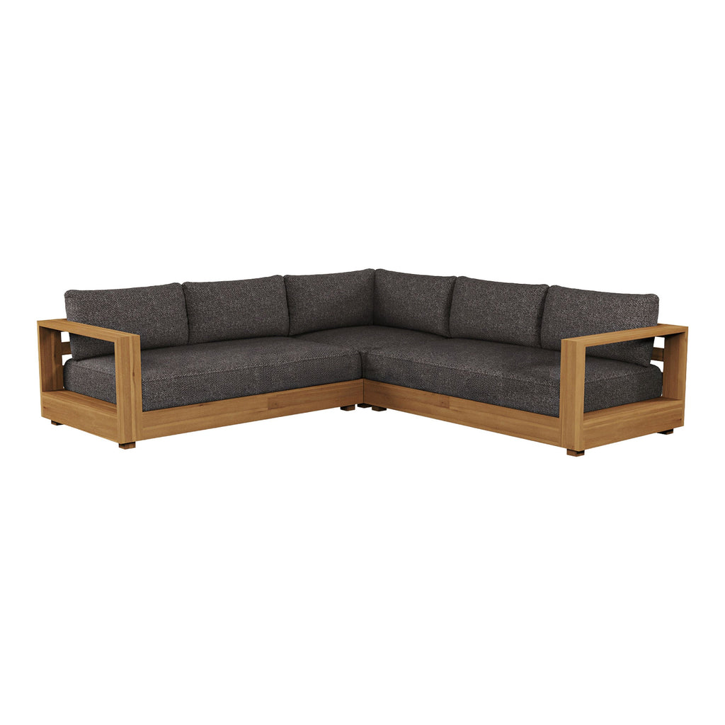 Santorini Teak Sectional - Teak - - Greathouse