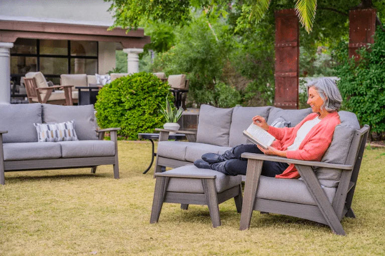 Patriot 3 Pce Outdoor Set Coastal Gray