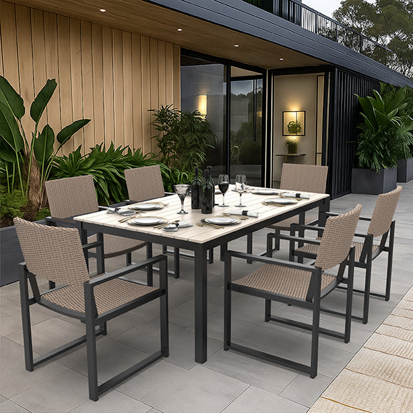Sedona Dining Chair - Aluminum - - Greathouse