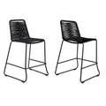 Shasta  Stool  Set of 2 - Black