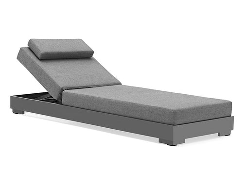 Sky Chaise Lounge - Anthracite - Outdoor Aluminum - - Greathouse