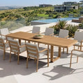 So Chic 7 Pce Extension Dining Table Set