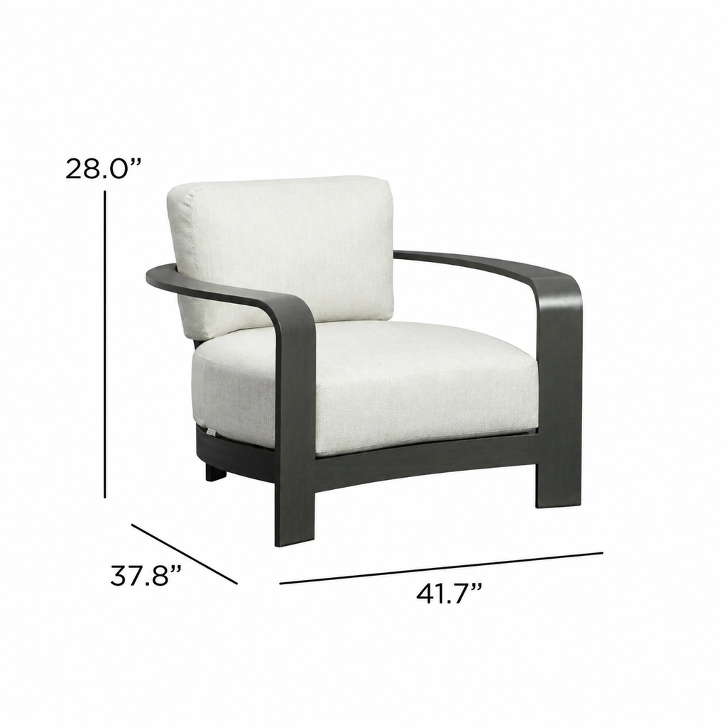 So Chic 4 Pce Sectional - Ebony