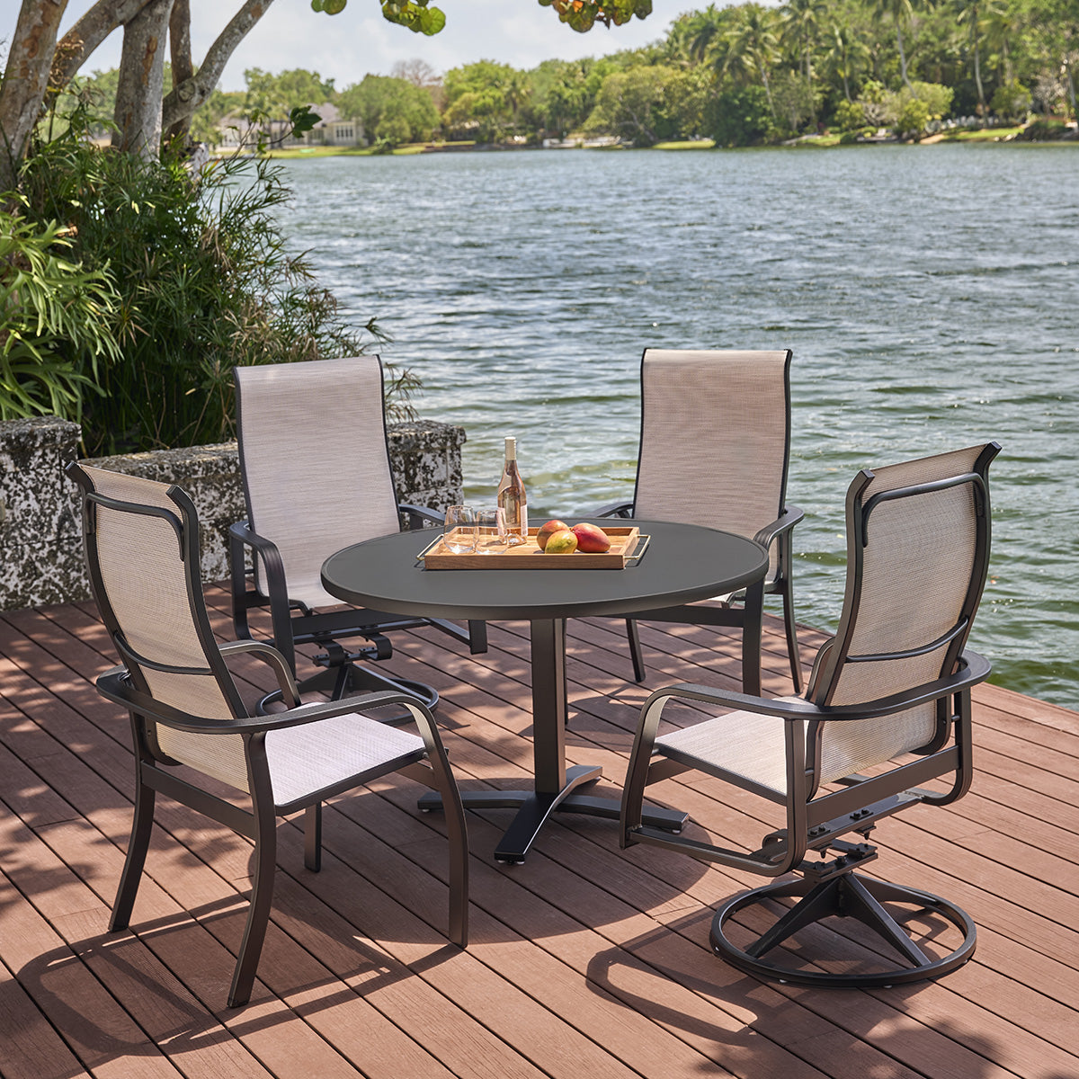 Soho 5 Pce High Back Dining Set