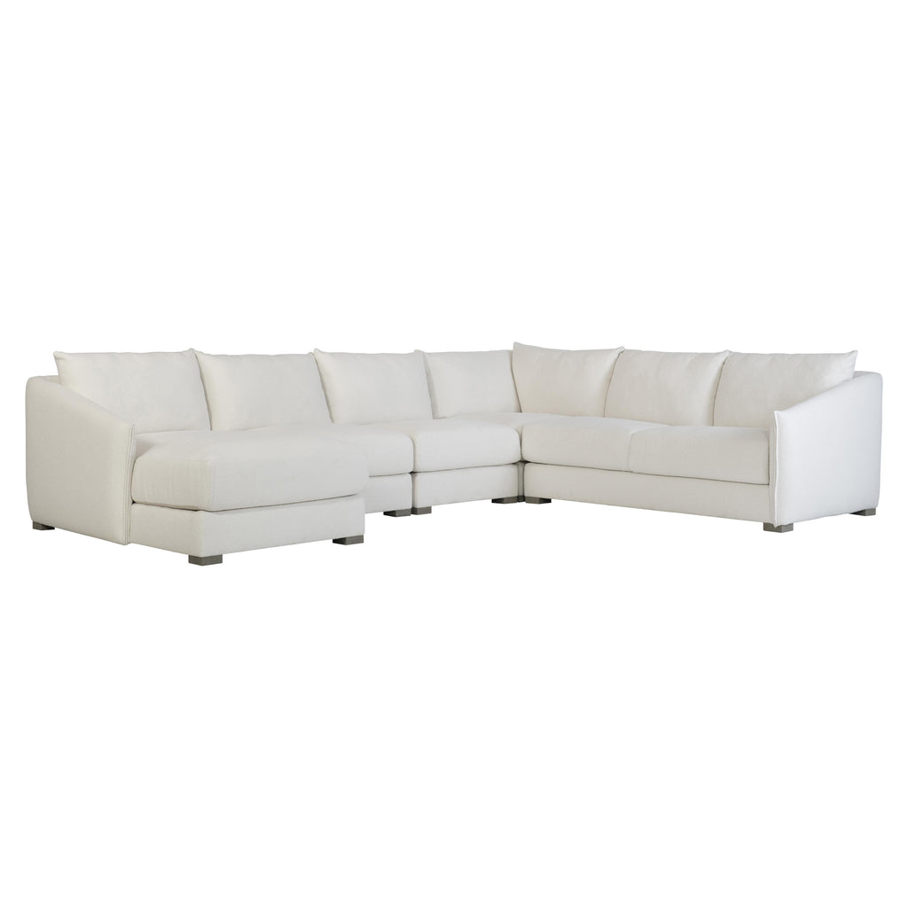 Solana Outdoor 5 pce Upholstered Sectional - - - Greathouse