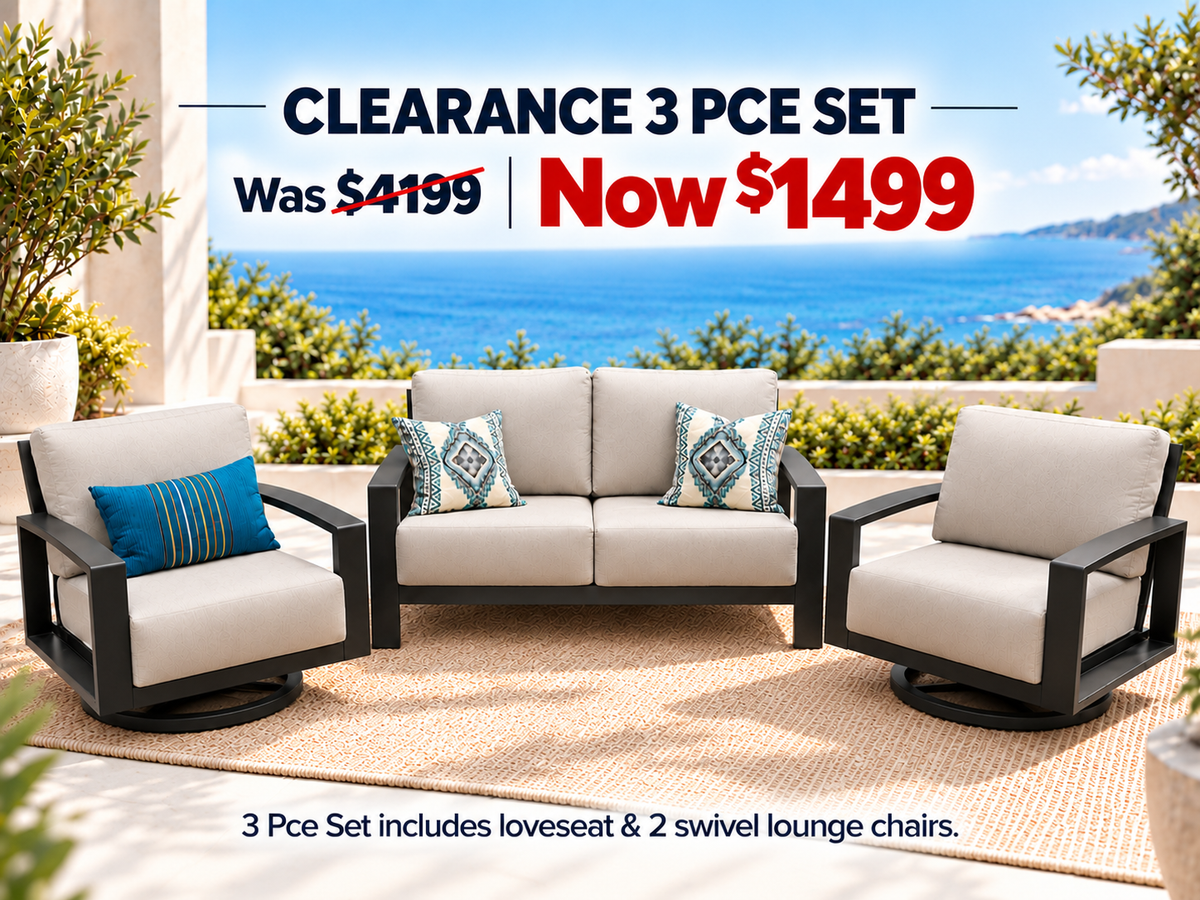 Solana 3 Piece Sofa Set - 1 Left Miramar