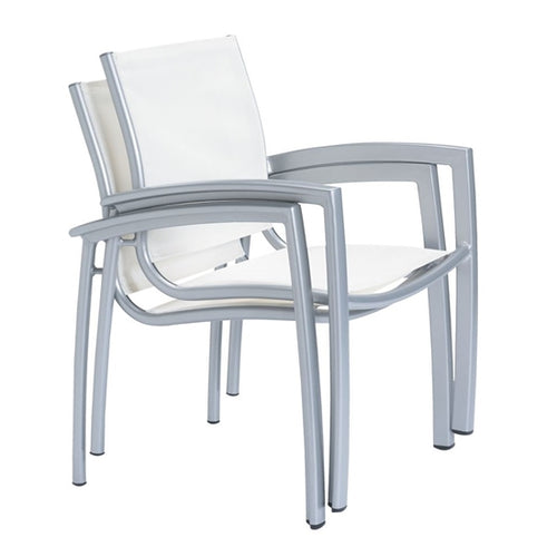 South Beach Sling Dining Chair - Outdoor Aluminum - - Greathouse