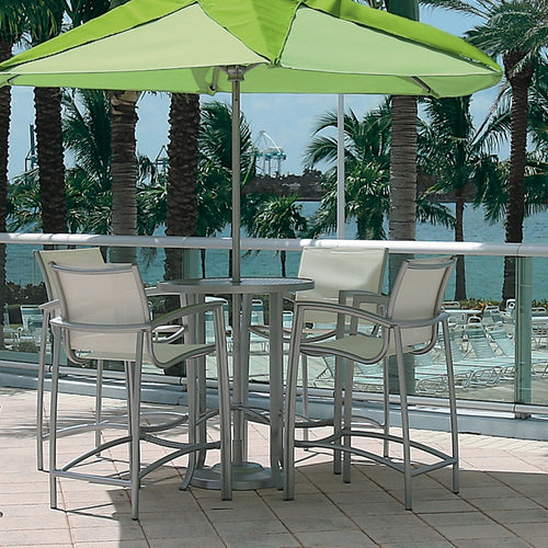 South Beach Sling Barstool - Outdoor Aluminum - - Greathouse