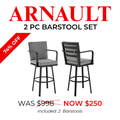 Arnault Bar Stools - SAVE 75%