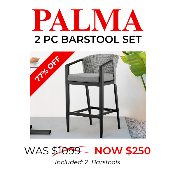 Palma Bar Stools - SAVE 77%