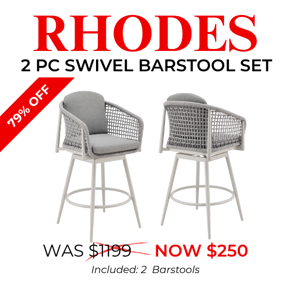 Rhodes Bar Stools - SAVE 80%
