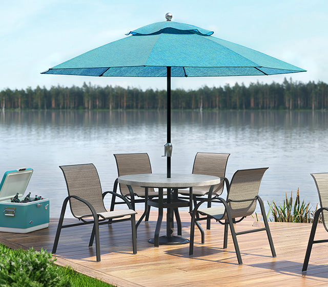 Stella Swivel Dining Chair - Outdoor Aluminum - - Greathouse