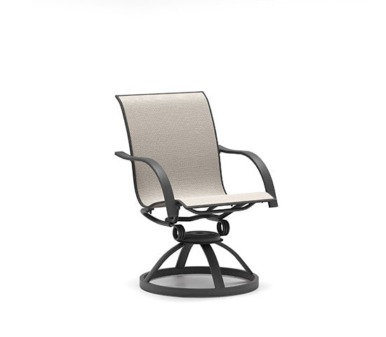 Stella Swivel Dining Chair - Outdoor Aluminum - - Greathouse