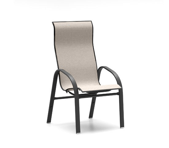 Stella High Back Dining Chair - Outdoor Aluminum - - Greathouse